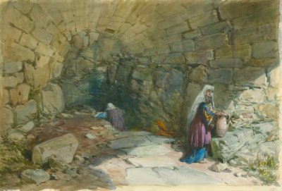 The Fountain of the Virgin, Jerusalem, 1869 by William Crimea Simpson
